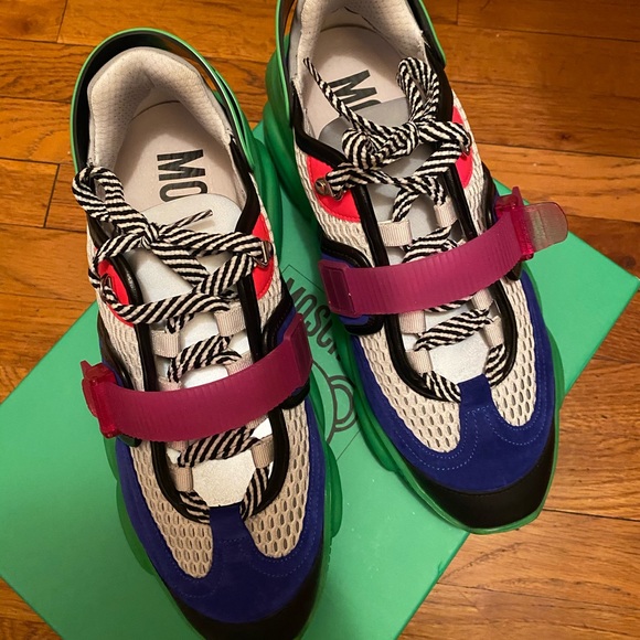 moschino sneakers bear